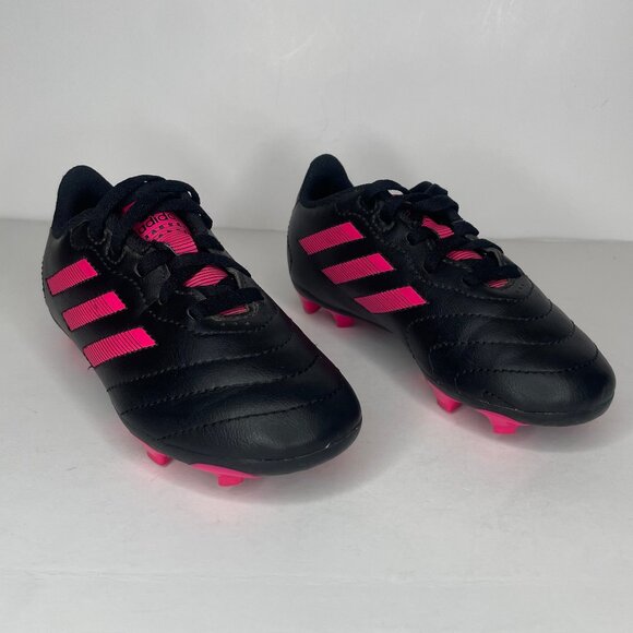adidas Girls Copa Pure.4 FxG Soccer Cleats Youth Size 11K Black Pink GX6907 - Picture 5 of 10